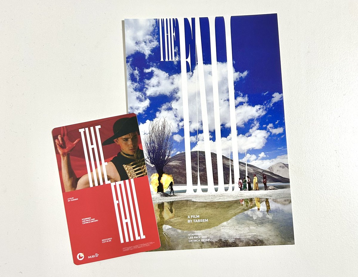 やっと「落下の王国」のムビチケ買ってきた！デザイン素敵✨