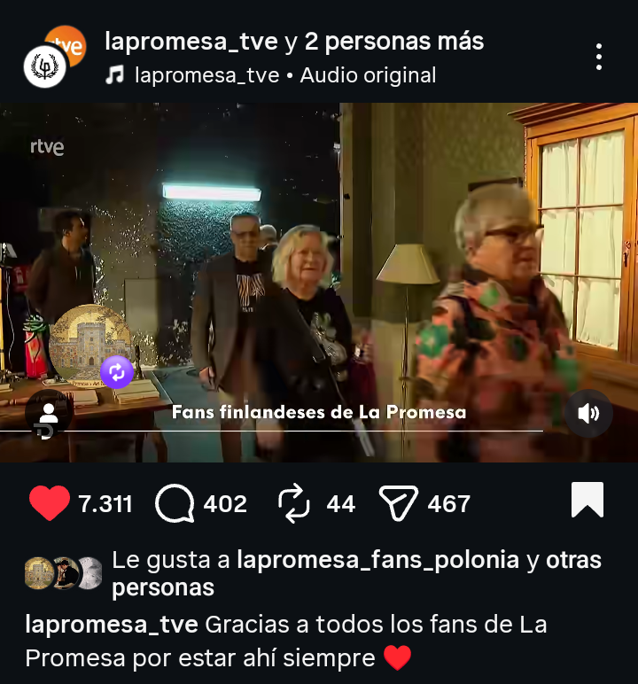 Azahara2379's tweet photo. OMG!! Ole ese fandom!!
#LaPromesa 🫶🏼 https://t.co/5bNTwAIIfj