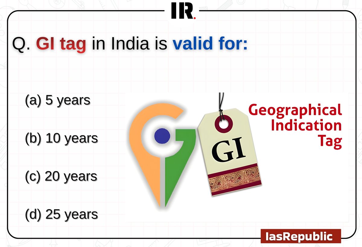 Darjeeling Tea was the first Indian product to receive the Geographical Indication (GI) tag.