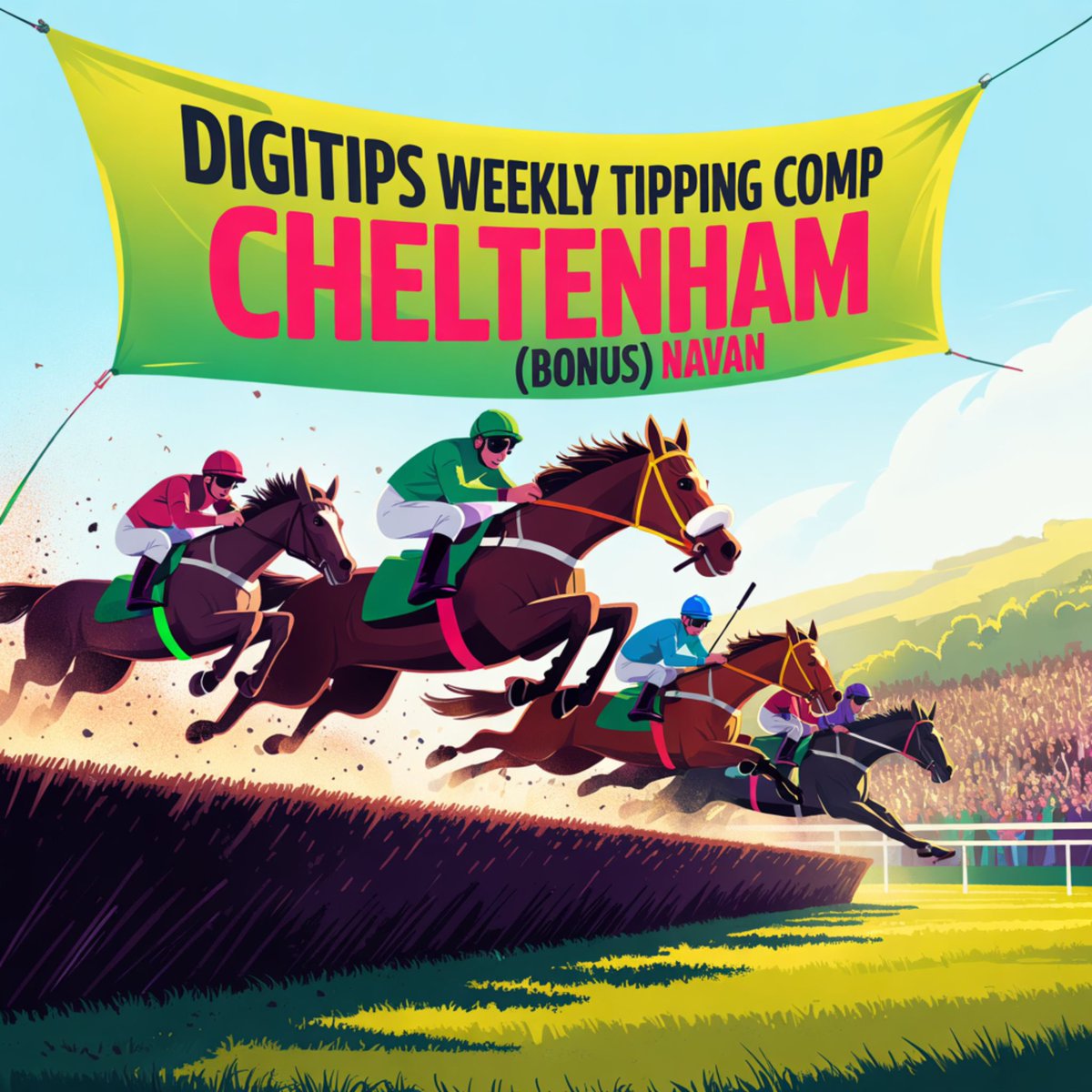 Free competition!

Digitips Tipping Competition
November Week 3
Cheltenham

Weekly prizes up for grabs!

Digitips.co.uk/tippingcomp