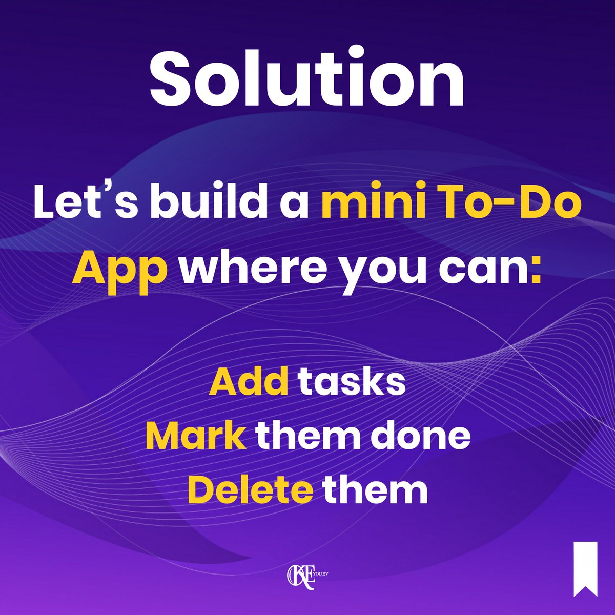 Okeyodev's tweet image. Day 43/90: Building my first JavaScript project — a Task Tracker ✅

DOM + Functions + Arrays = Real interactivity.

Learning by doing hits different.

#JavaScript #90DaysOfCode #FrontendDev