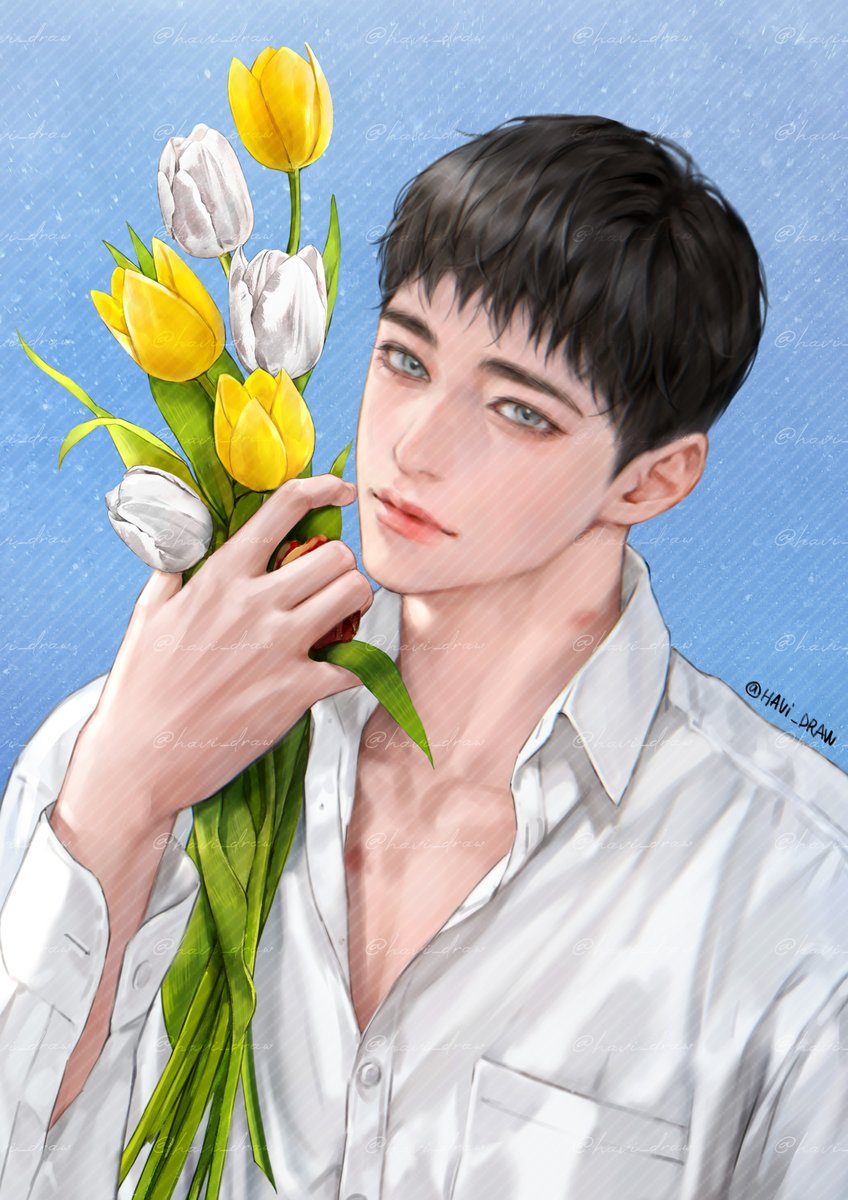 #commission 커미션 작업했습니다🩵 #백라이트 #백영운