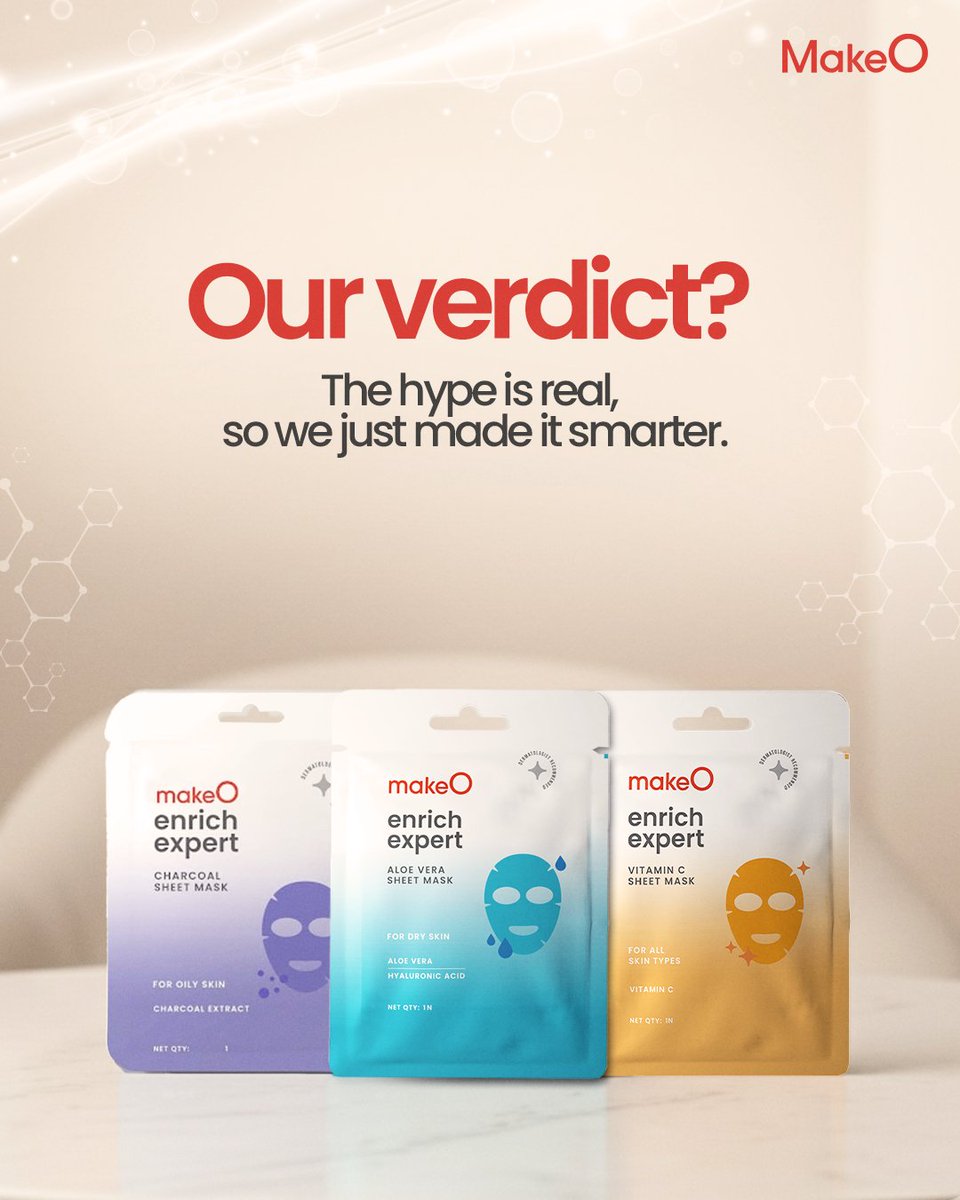 makeO_skin's tweet image. From self-care rituals to science backed results, we just made something for every kind of skin. 🥰

#MakeO #dullskin #facial #skincare #skintreatment #oilyskin #freshskin #hydratingskincare #glowingskin #glow #youngskinforever #MakeOver