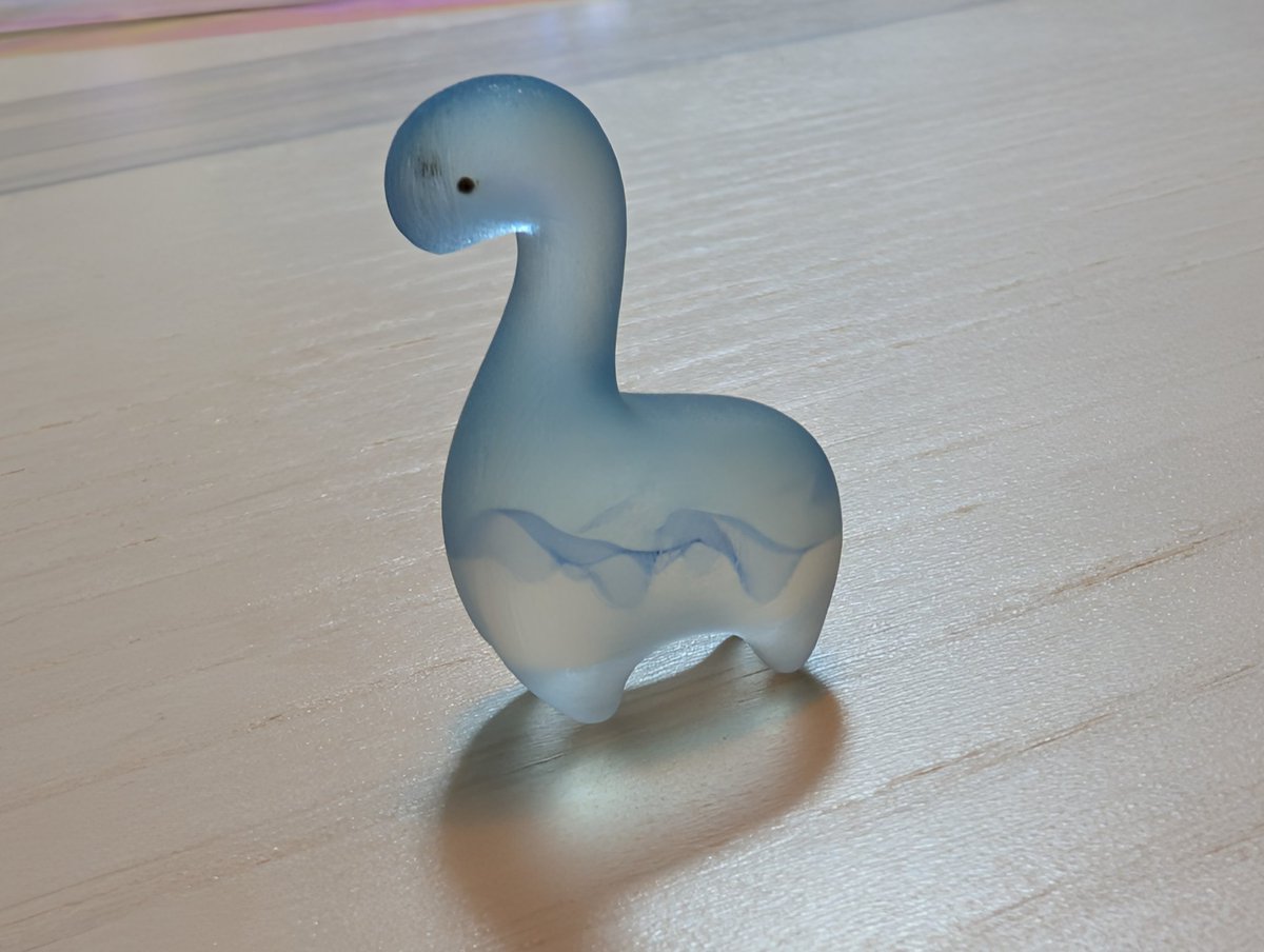 yuhobica さんのsukerumo！
今自分の中で空前のゆる恐竜ブーム🦕なので...
可愛くて綺麗〜〜
（ほんとはサーモン色も欲しかったけど売り切れてた...！）