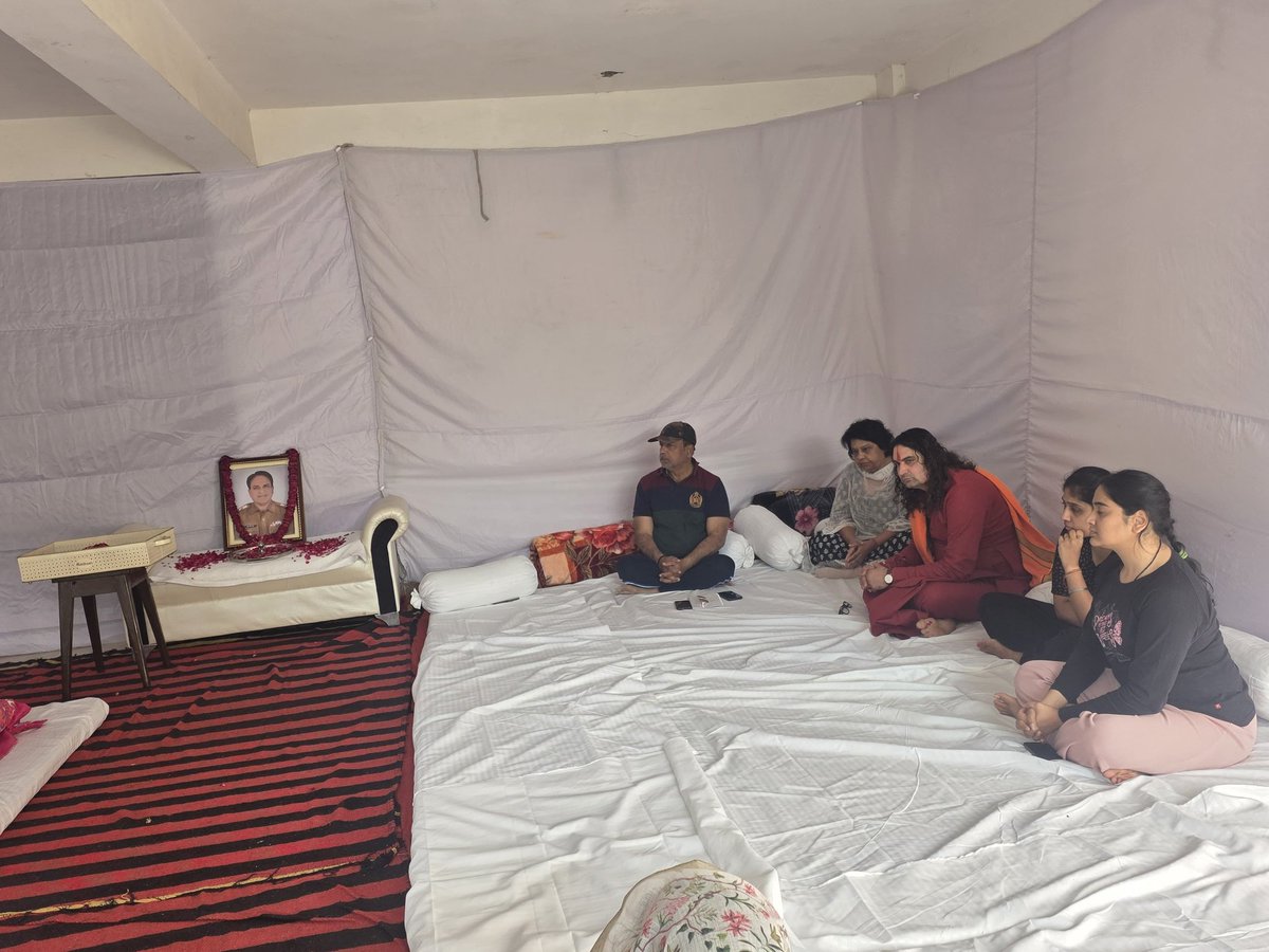 राष्ट्रीय सचिव भारतीय जनता पार्टी एवं पूर्व विधायक बांदीकुई डॉ. अलका गुर्जर जी के पिताजी श्री हरभान सिंह जी पटेल (सेवानिवृत कमांडेंट) का निधन होने पर उनको श्रद्धासुमन अर्पित कर, अपनी शोक संवेदनाए व्यक्त की।