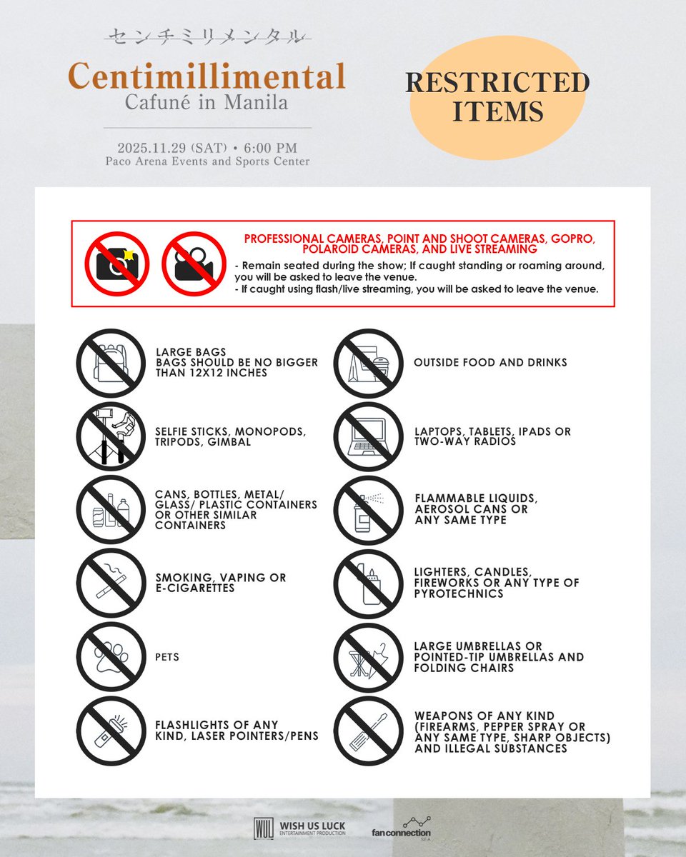 wishusluckent's tweet image. Only TWO WEEKS LEFT before Centimillimental brings the Cafuné tour in Manila! ✨🎸

Before we hear his music LIVE, make sure you are prepared to sing your heart out and experience all the feels by checking the complete EVENT GUIDE below. 

See you all on November 29, at the Paco…
