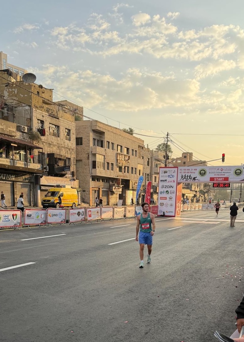 NewCollegeOx's tweet image. Earlier this month, New College student Henry ran the Amman Half Marathon to raise money for Oxfordshire charity Asylum Welcome, which supports and provides practical advice for asylum seekers, refugees and vulnerable migrants living in Oxfordshire.