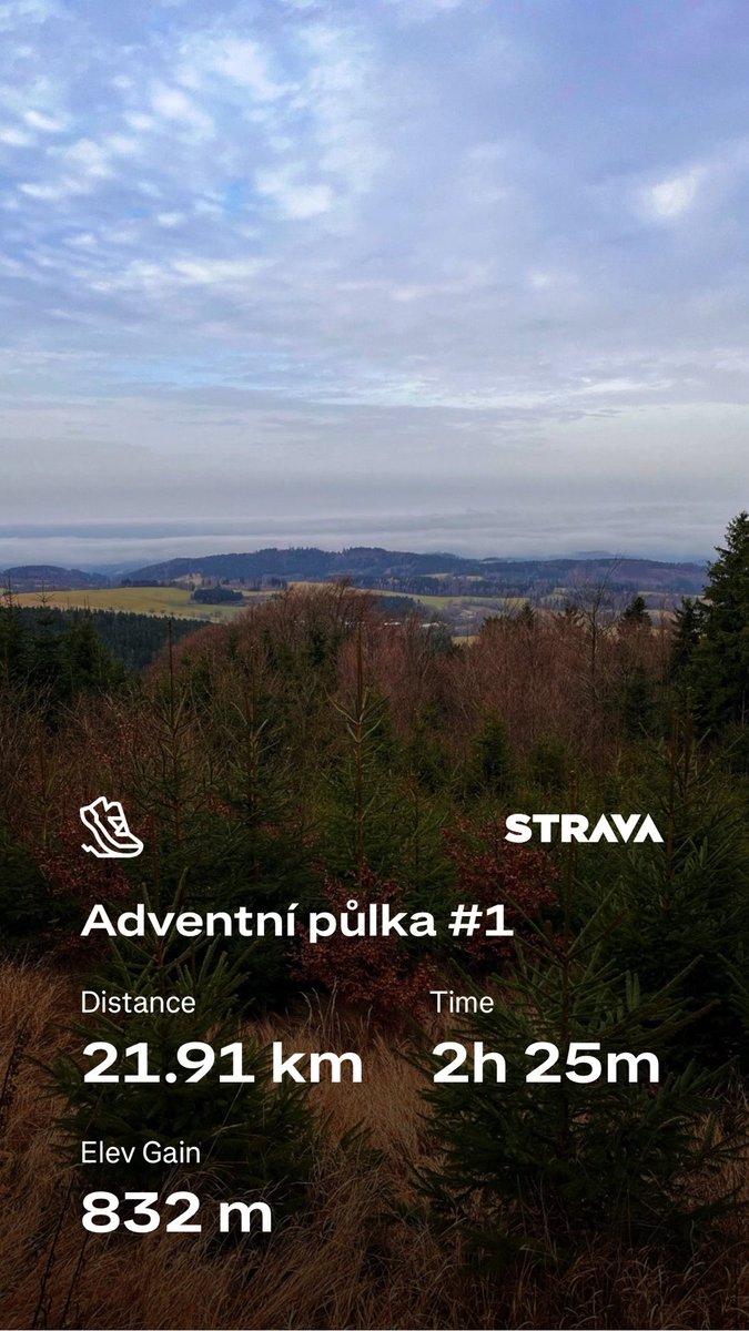 Běháme už ty adventní půlky, že jo?
strava.app.link/lkZ92mQrjYb