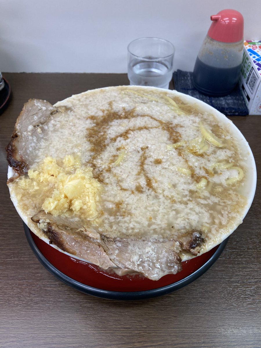 mattariaoi's tweet photo. 夜活麺屋元(野菜抜き https://t.co/NpiIDU3eCr