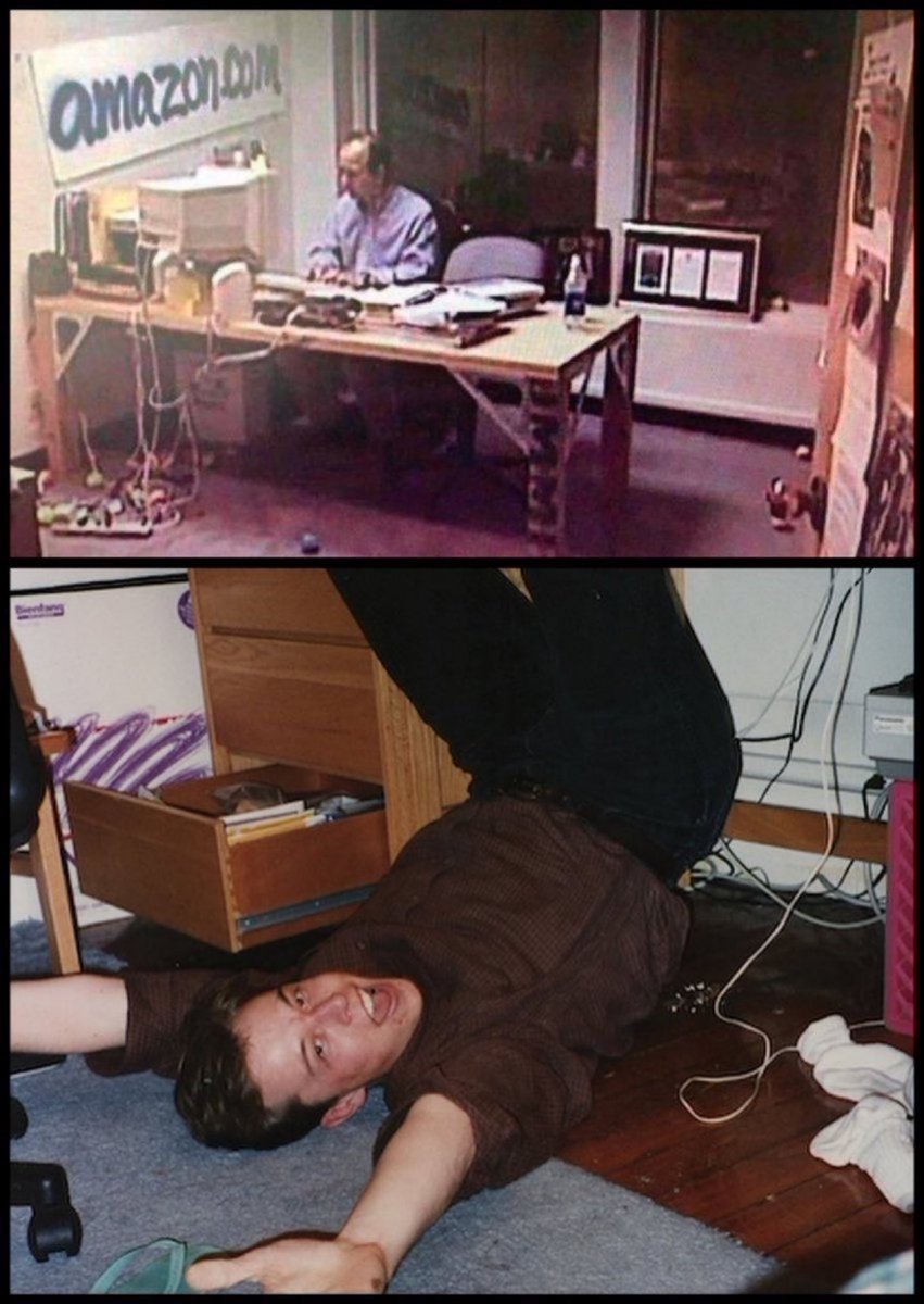 Jeff Bezos vs. Elon Musk in their early days: