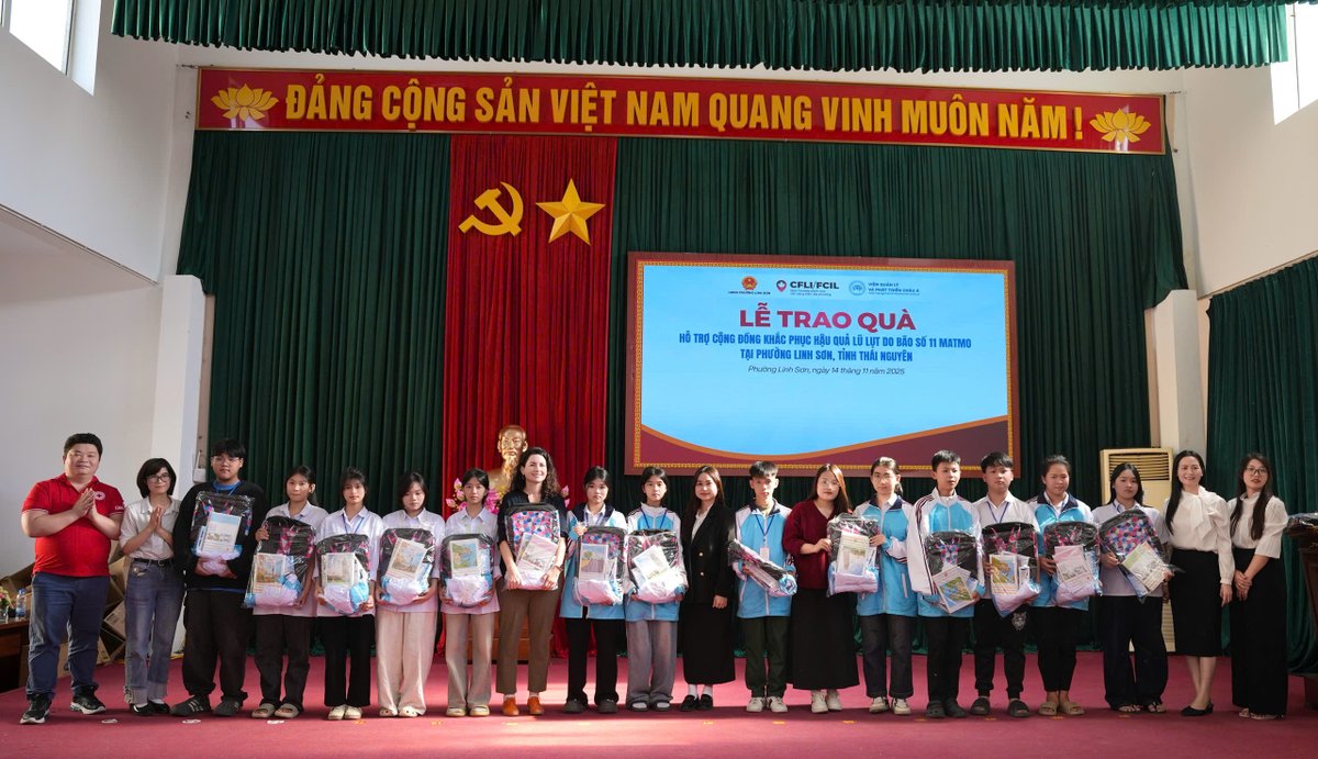vienamdi's tweet photo. Quỹ Canada dành cho các sáng kiến địa phương (CFLI)  và Viện AMDI hỗ trợ Thái Nguyên sau bão
#AMDI #CFLI #CFLIVietnam
#CanadasInternationalDevelopment #GlobalAffairsCanada
#CanadasForeignPolicy #CanadaAndTheWorld
#EmbassyofCanadatoVietnam #AmbassadeduCanadaauVietnam https://t.co/YL83m15W5x