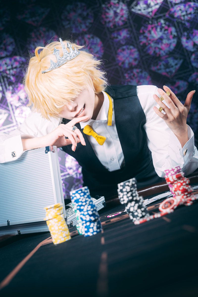 PyonYame's tweet image. cos ∥ 家庭教師ヒットマンREBORN!
          ベルフェゴール カジノver.

P @hibari_cam #塚コス