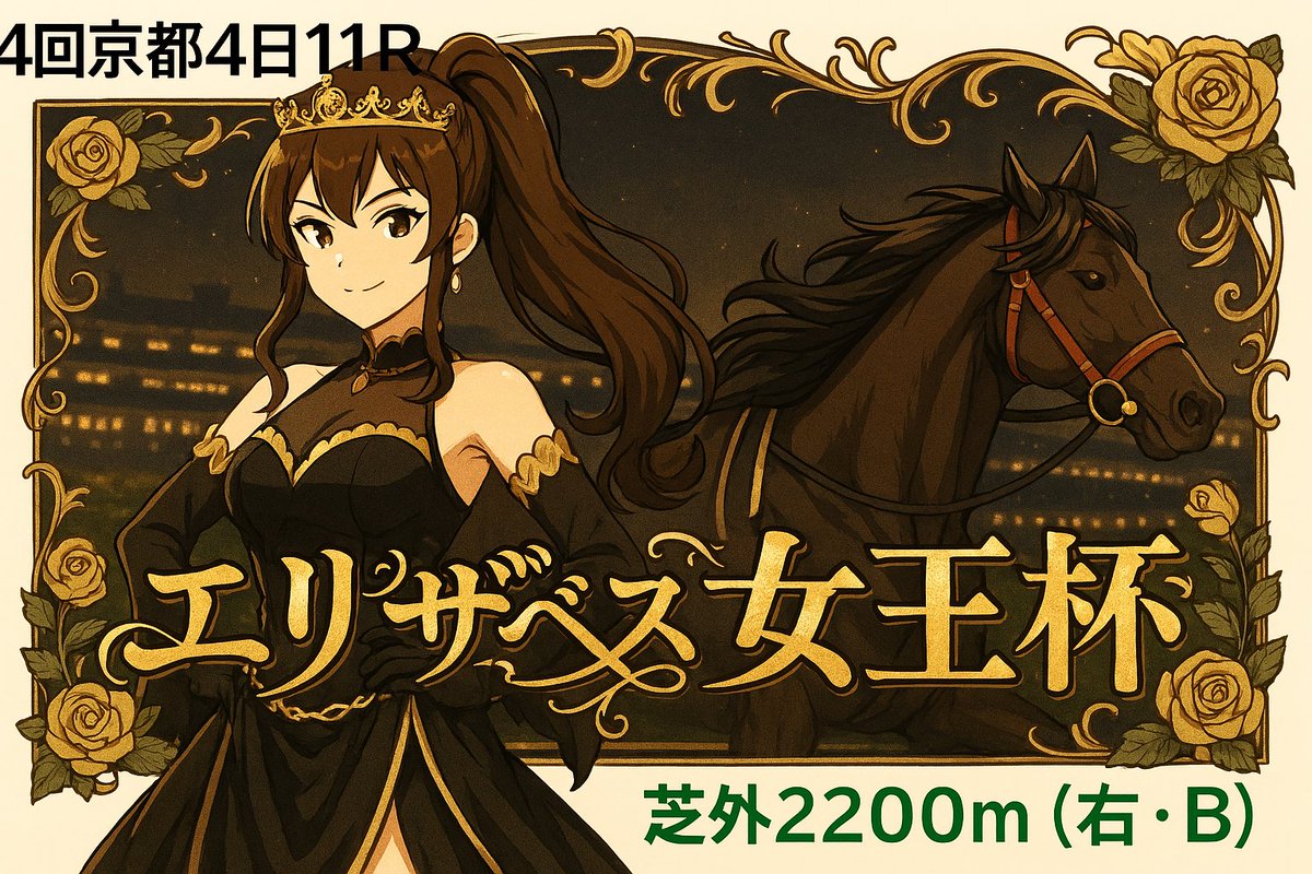 エリザベス女王杯！！