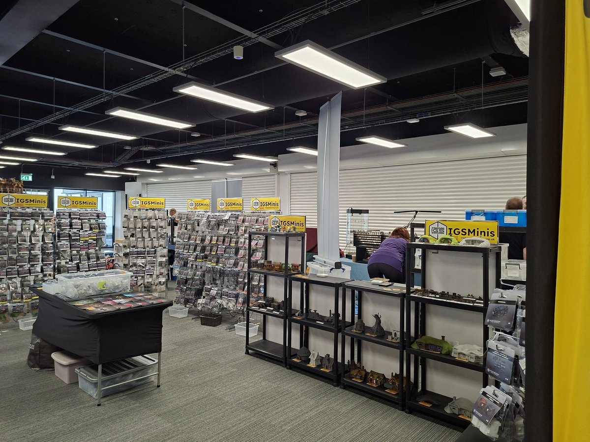 We're open in Farnborough for Warfare!

Come see us in the Discovery Hall at stall number #43.

#wargaming #dnd #dragonrampant #tabletopgaming #terrain #tabletopgames #miniatures #igsminis #warhammer40k