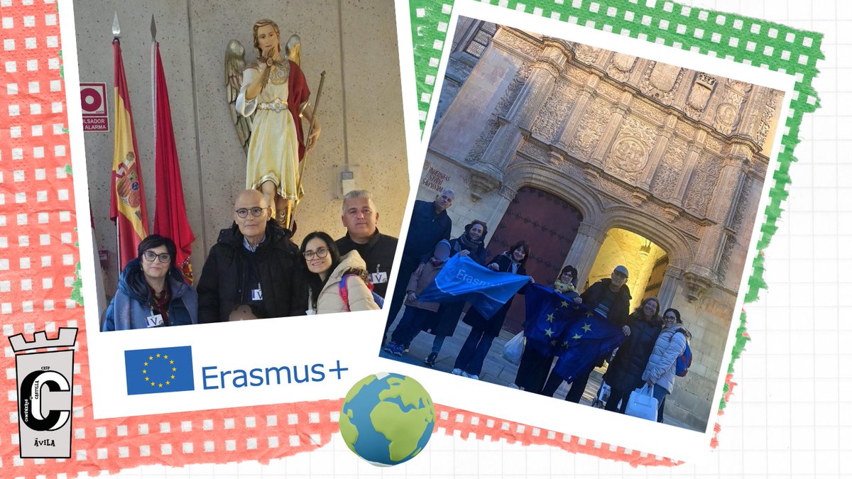 CEIPCOMUNEROSAV's tweet image. Durante esta semana hemos recibido a docentes italianos del A.Manzoni–D. Dolci (Priolo Gargallo) en una visita Erasmus+. ¡En mayo nos visitarán sus alumnos! Educación sin fronteras. 🏫💛🇪🇺
@sepiegob  @educacyl 
#Erasmus+ #FamiliaComuneros