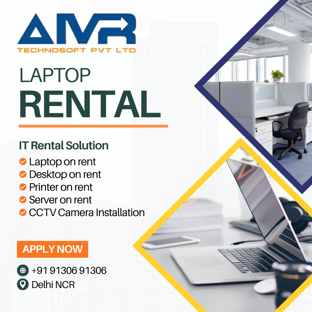 amrtechnosofts's tweet image. Rent a Laptop, Power Up Your Productivity Today! 📷📷
Would you be able to find a reliable laptop without breaking the bank?
Apply Now: amrtechnosoft.com
Call Now: 085272 40222
#laptoponrent #computeronrent #desktoponrent #pconrent #serveronrent #rental