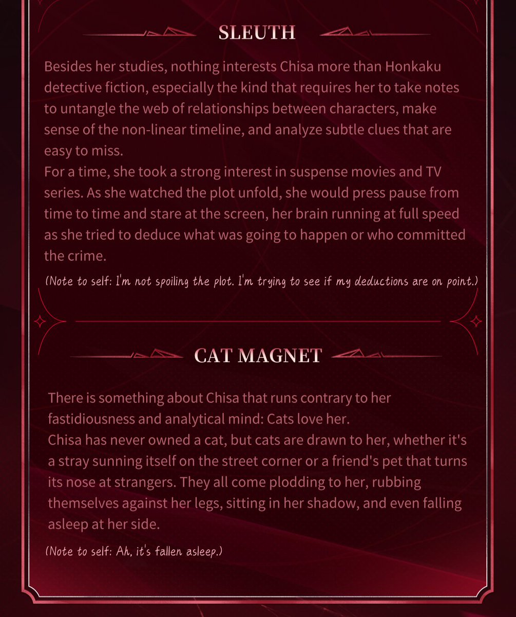 Naruvt0's tweet image. Chisa | Story
#WutheringWaves #WuWa #鳴潮 #Chisa