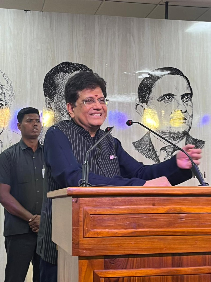 PiyushGoyal's tweet image. Visited the Andhra Pradesh MedTech Zone (AMTZ) Visakhapatnam today where I addressed MDs, partner CEOs, and scientists. 

Reiterated India&apos;s growing healthcare strength with our aim to strengthen AMTZ as a model hub of innovation.

Emphasised that with our design capabilities,…