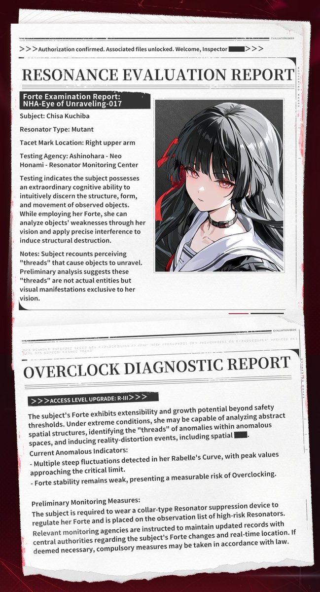 Naruvt0's tweet image. Chisa | Resonance Evaluation Report
#WutheringWaves #WuWa #鳴潮 #Chisa