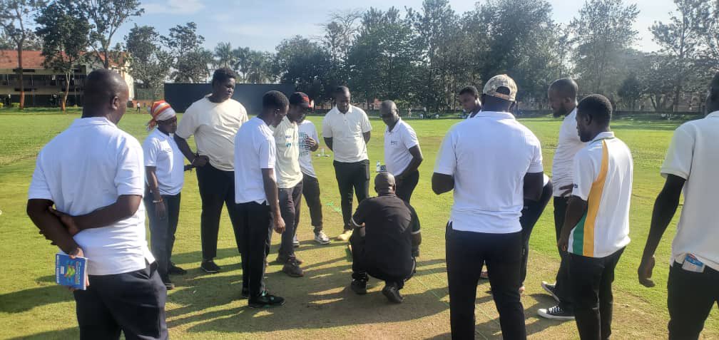 CricketUganda's tweet image. The three-day Jinja Level One umpiring course began on Thursday, with 20 participants training under the expertise of Patrick Makumbi Musoke and John Trust Mayeko at Jinja SS.

#LycaConnectsCricket