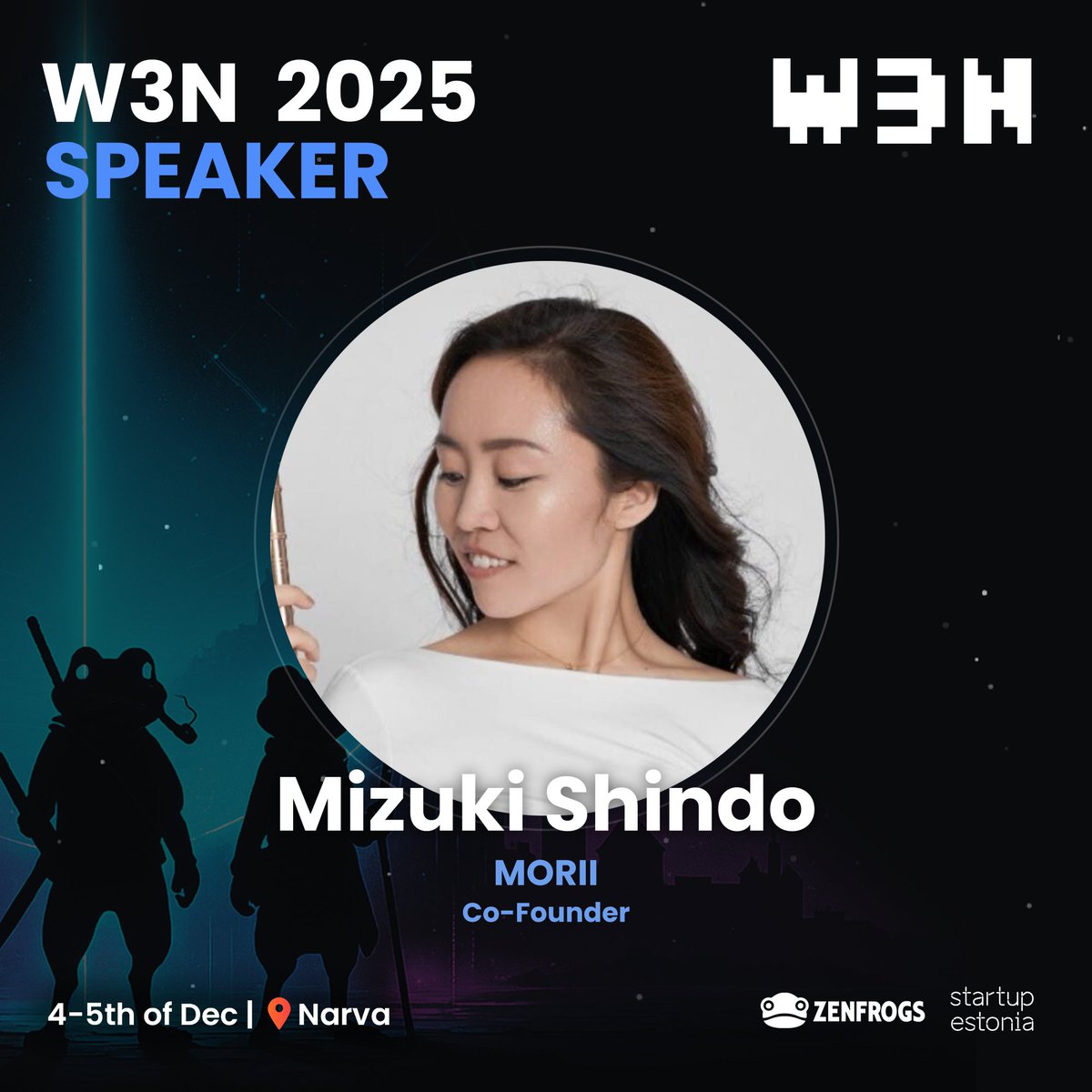 🍵 Mizuki Shindo, founder of Morii (TryMorii.eu), joins #W3N2025 to bring a moment of calm and tradition to our tech filled days.

She will host a traditional Japanese tea ceremony, offering guests the chance to taste high grade tea straight from the finest tea farm