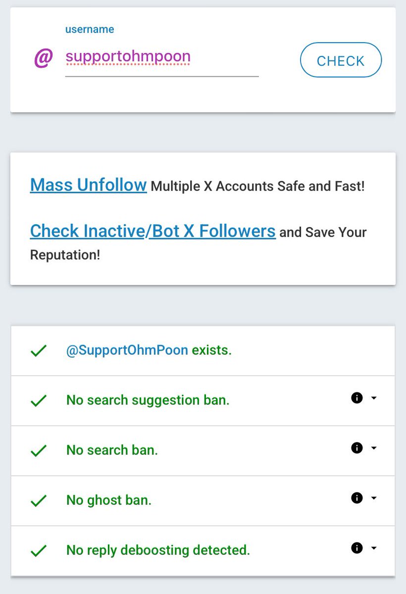 SupportOhmPoon's tweet photo. 📝 A little tips for everyone if you’re seeing a yellow text saying “We were unable to test for technical reason” try to click the “Check” button one more time if your account is s worded it would turned red but if it’s not it’ll be green like this!

（ #OhmPoon #โอห์มปูน ） https://t.co/gp1d6eCTGc