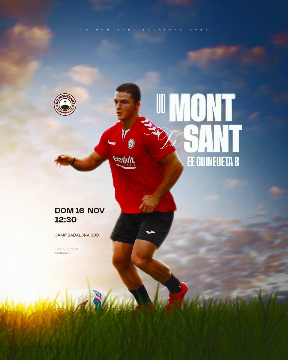 JORNADA 9.
Volvemos a casa, con el objetivo de sumar una segunda victoria consecutiva y empezar a mirar para arriba en la clasificación.
#TodoAlRosa #SentimientoMontsant #3cat10