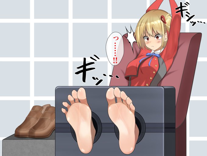 錦木千束 足裏くすぐり拷問 「足の裏っっ!!守らせてぇぇっっ!!!」