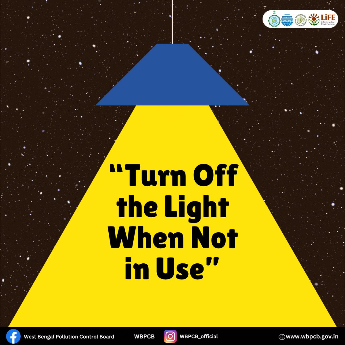 WBPCB's tweet image. #Saveenergy, save the planet—switch off lights when they’re not in use.

#wbpcb