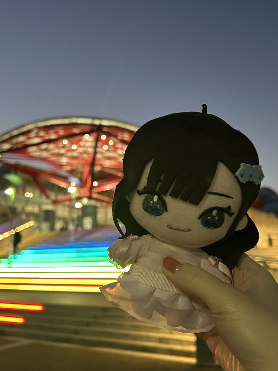 sio_mn425's tweet image. 初めての対面ほんとに幸せすぎた〜
ぬいちゃんとお洋服おそろいなの報告したらかわいいって反応してくれて嬉しすぎたし笑顔がキュートって褒めてくれたからこれからもにっこにこ笑顔で会いに行くわっ！！！
 #永田詩央里は元気 
 #永田詩央里 
@nagata_shiori_