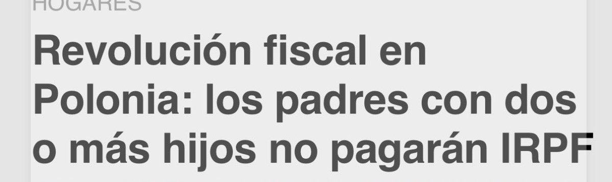 El presidente de Polonia, Karol Nawrocki, ha firmado una ley histórica que elimina el impuesto sobre la renta (IRPF) para todos los padres con al menos dos hijos.

Apuestan por dejar de robar a las familias para seguir siendo el país que más crece de la UE.