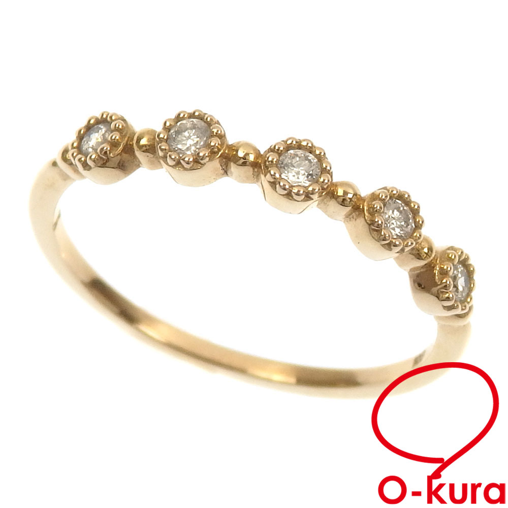 ✨販売開始✨ ヴァンドーム青山 K18YG ダイヤモンド リング O