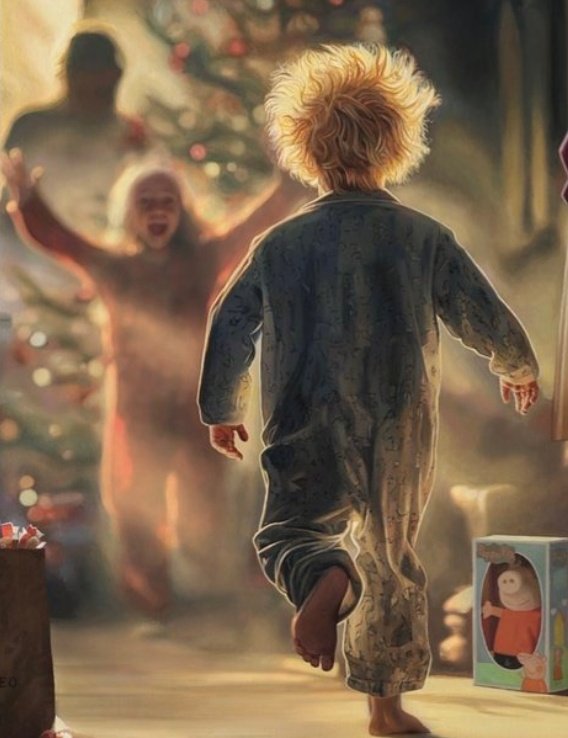 Nadie habla del asesino en serie que está allí detrás esperando al niño.