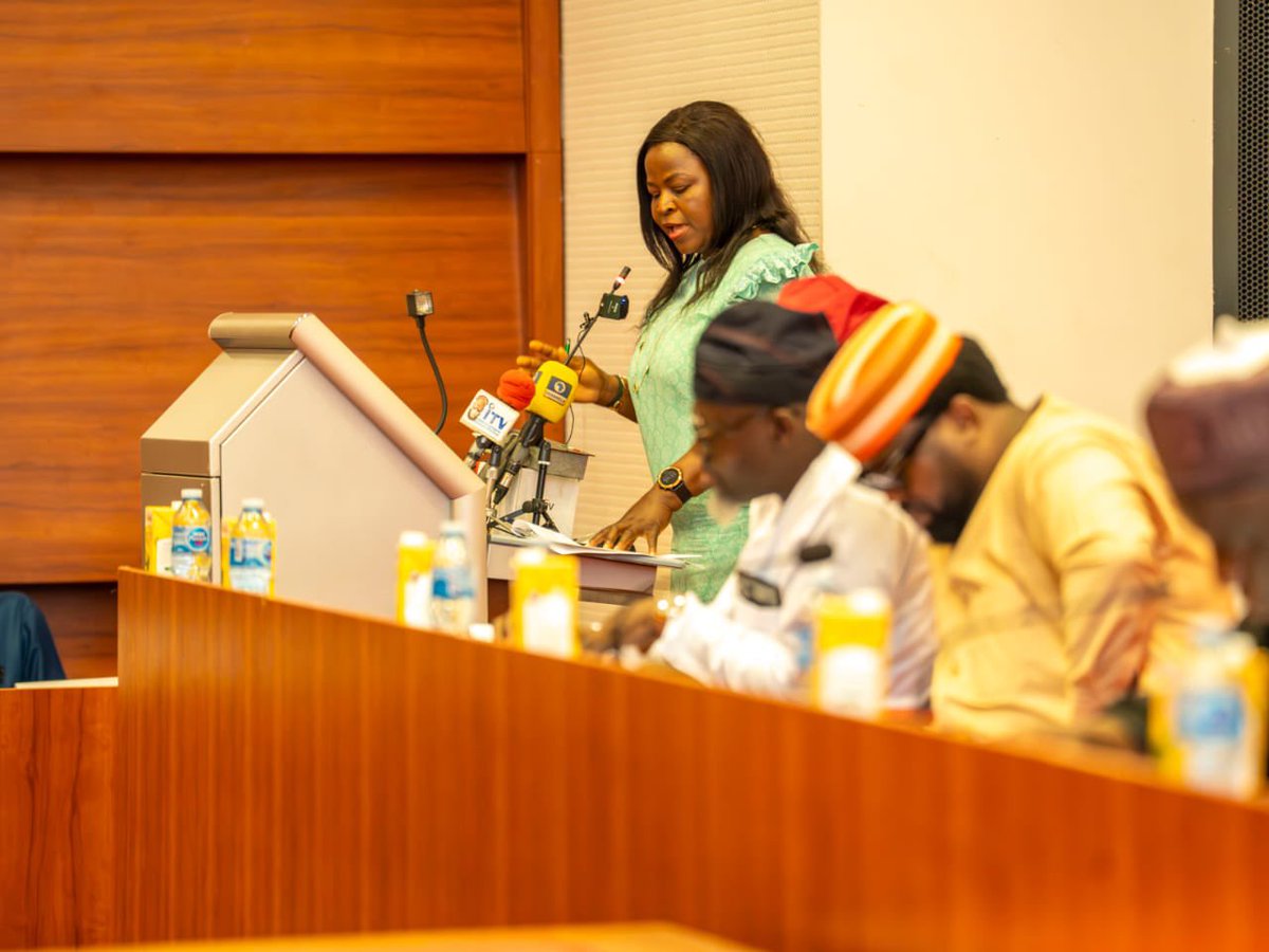 niraworks's tweet image. The .ng domain is not just an address; it is the foundation that drives digital sovereignty &amp;amp; growth.

In alignment with this vision, NiRA’s COO, Mrs. Seyi Onasanya, presented NiRA’s Memoranda for the draft Digital Economy and E-Governance Bill at the Public Hearing