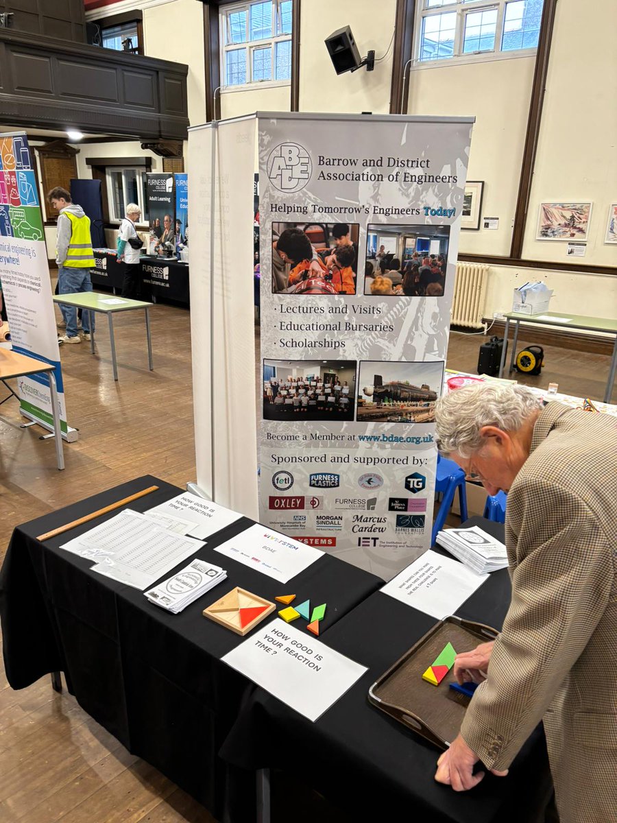 All set to welcome you to Ulverstem 2025.
A free education event aimed at families with interactive stem demos.
Ulverston Victoria High School, Springfield Road, Ulverston, LA12 0EB
Tickets NOT REQUIRED, please just turn up on the day. 

fesp.org.uk/ulverstem-2025/