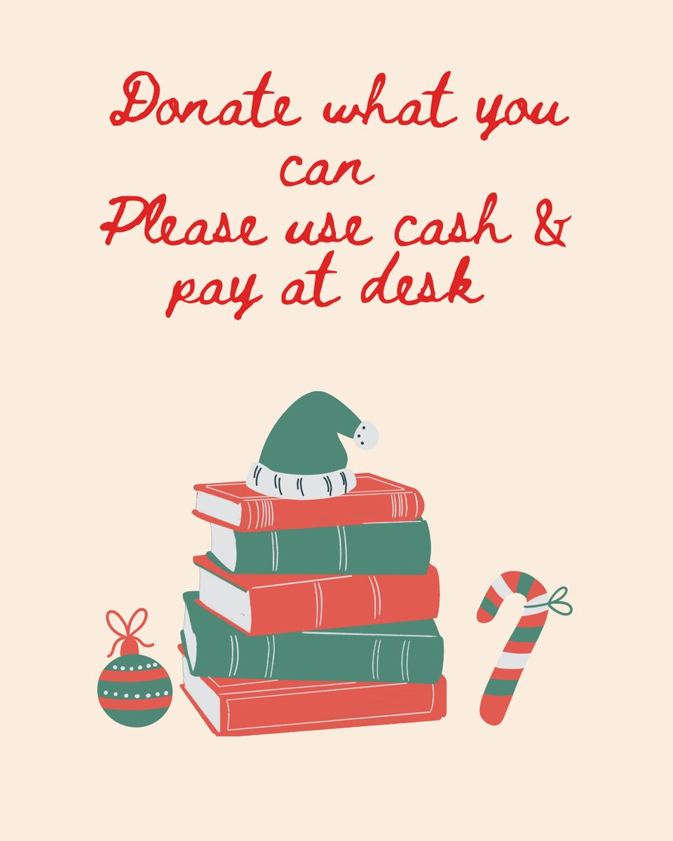 KnebCommLibrary's tweet image. When you visit us at Knebworth Community Library do have a look at our Seasonal Book Sale table &amp;amp; trolley
There are lots of books including Xmas ones which would make great gifts
Please pay whatever you can &amp;amp; all donations go back into the library.