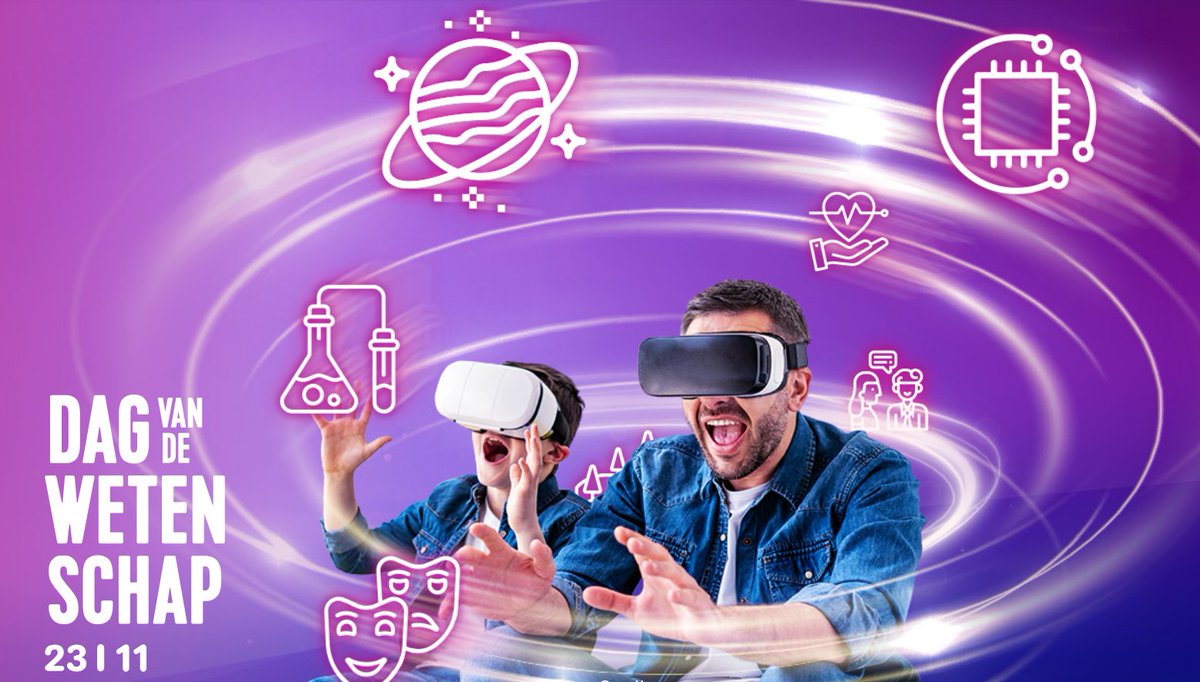 Volgende week zondag (23 november) is het  Dag van de Wetenschap. De perfecte uitstap!
Alle info via
dagvandewetenschap.be
#DVDW2025