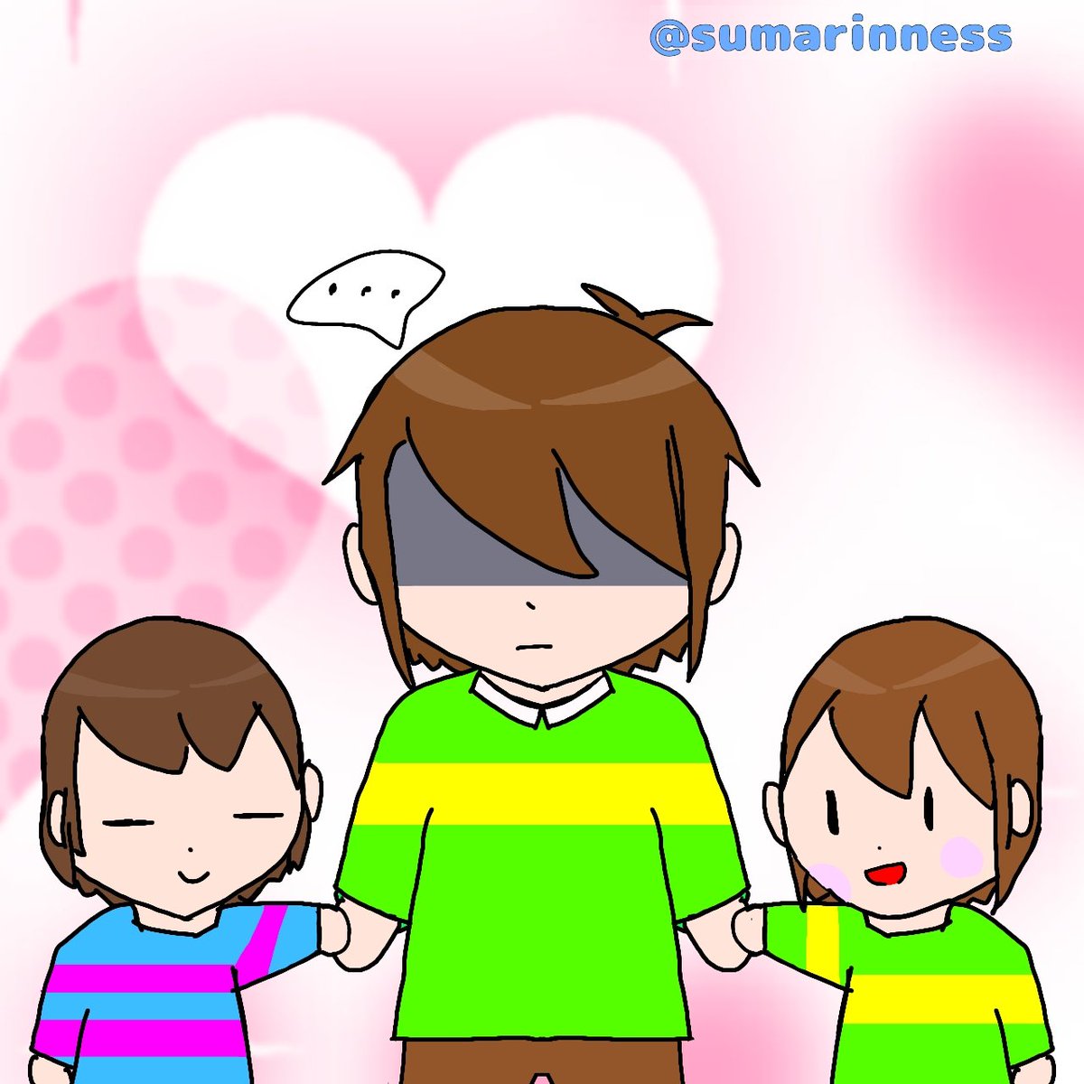 Sumarinness's tweet image. KFC描いた！！！
ヒューマンズは良いぞぉ✨
#UNDERTALE #DELTARUNE