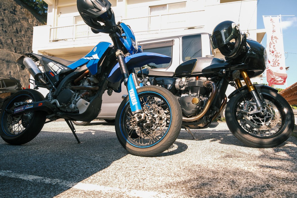 Pop_SP401's tweet image. 父とツーリング行ってきた
後何回一緒に走れるんだろう