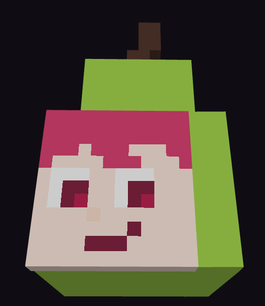 teto pear en blockbench xd
