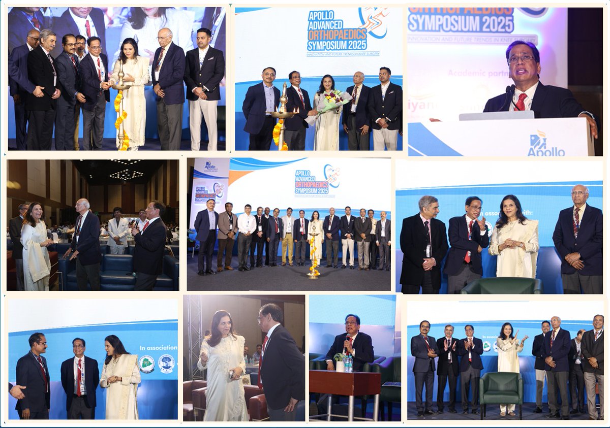 DrKJReddy1's tweet image. Glimpses of Apollo Advanced Orthopaedics symposium 2025
#kjreddy #ApolloHospitals #AAOS #ApolloAAOS #Orthopaedics #MedicalEducation #ContinuousLearning #HealthcareExcellence #AcademicLeadership