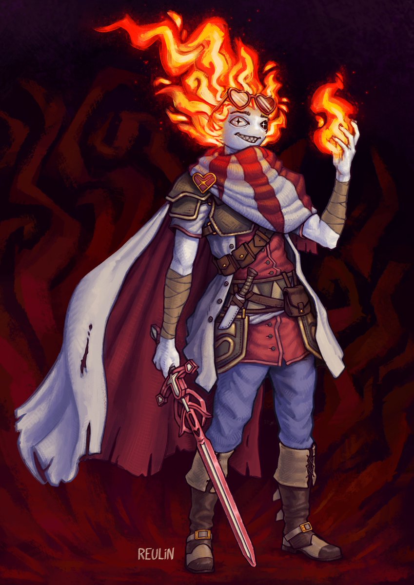 Reulin_'s tweet image. Commission from last year for @/ekzuperie !

#art #digitalart