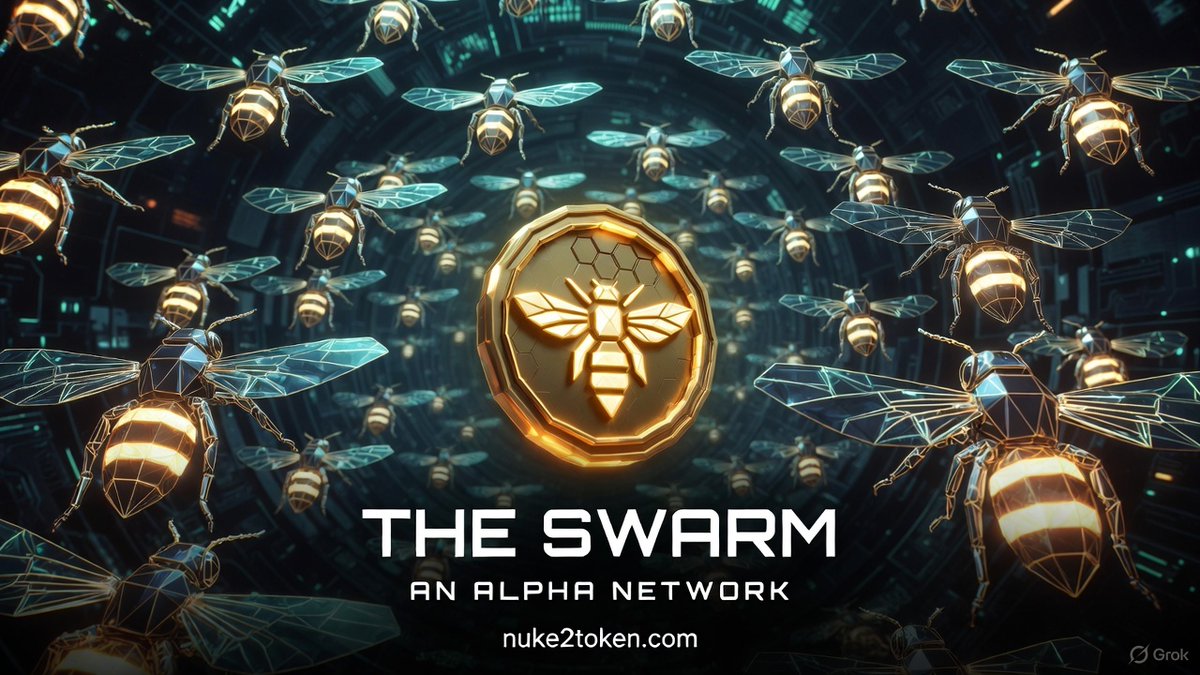 nuke_to_token's tweet image. The Swarm has hatched today. This is Day 1 to something so huge . So big that it will have the Bulls running and the Whales jumping.