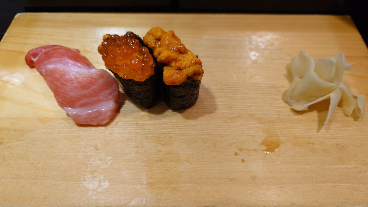 今日は寿司を食べました。おいしかったです。 #芹澤水産