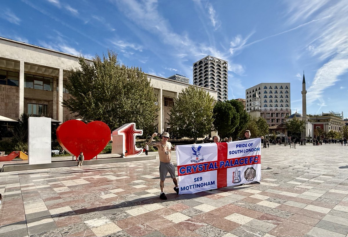 soberich's tweet photo. Albania is a Beautiful Country , Tirana is a great Capital and the people are very friendly and great hosts great food nothing to dislike 💕
Lovely weather, Ground looks Decent too. 

Follow England 🏴󠁧󠁢󠁥󠁮󠁧󠁿 away 👏👏👏 https://t.co/bLYjruGbpf