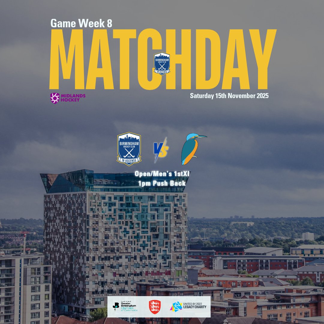 IT'S MATCHDAY

Our Open/Men's 1stXI host Redditch 2s this afternoon at Small Heath as Storm Claudia passes over, wreaking havoc across the Midlands.

Our Open/Men's 2ndXI game with Atherstone Adders Dev 5 has been cancelled after our opposition was unable to raise a side.