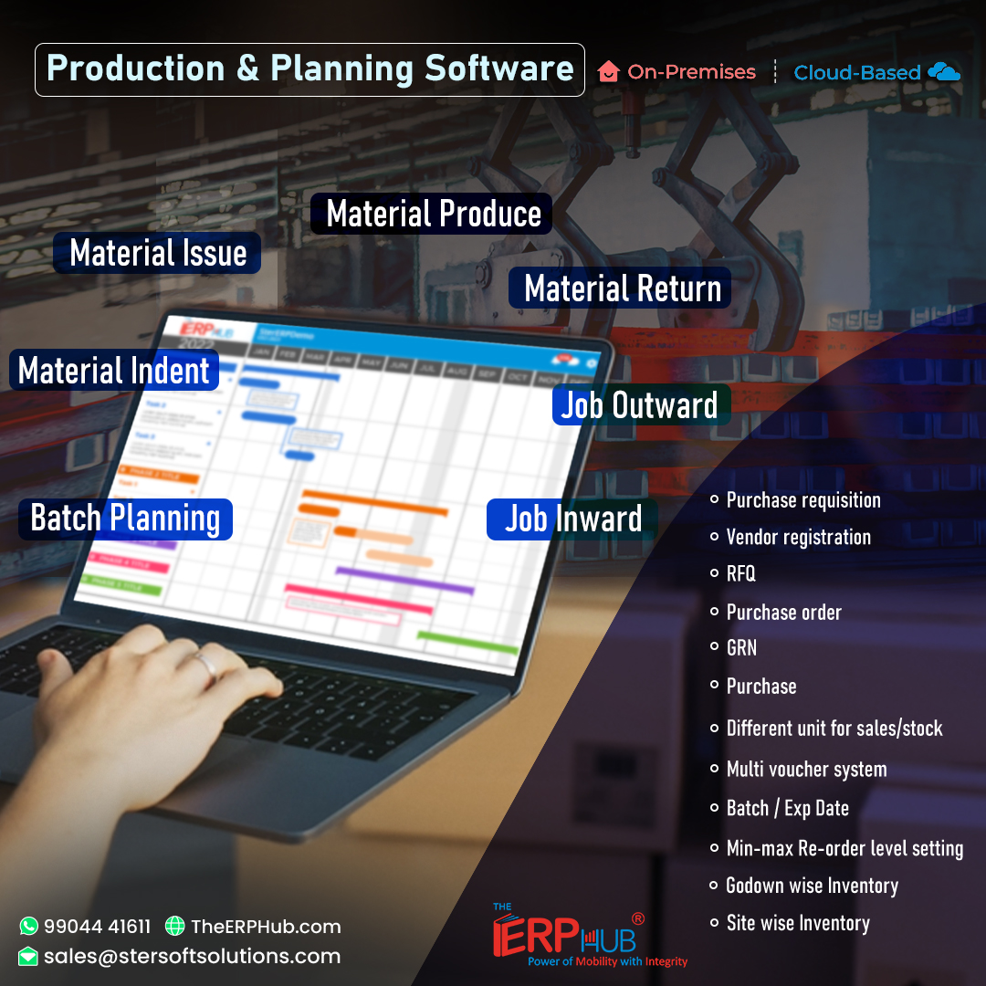 TheERPHub's tweet image. From material planning to final production, you need a system that keeps everything aligned. Our Production &amp;amp; Planning Software brings all departments on the same page.

#productionandplanning #allinoneerp #customizederp #erpsoftware #clouderpsoftware #TheERPHub #vadodara
