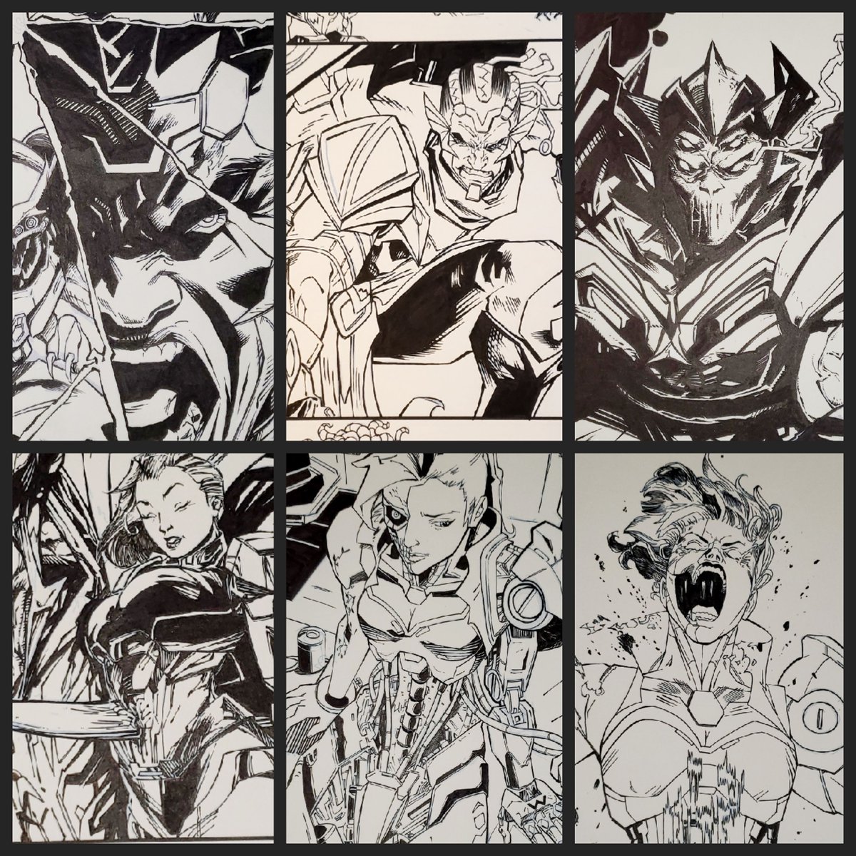 illustration762's tweet photo. Posted some of the inks from the wagmi defense nife wars origins comic for sale on raremarq. Pencils by @wahnish . @WagmiGameCo @AdultFantasyHQ @Scott_Herman https://t.co/T8s49mDvOi https://t.co/ErESTtGljG
