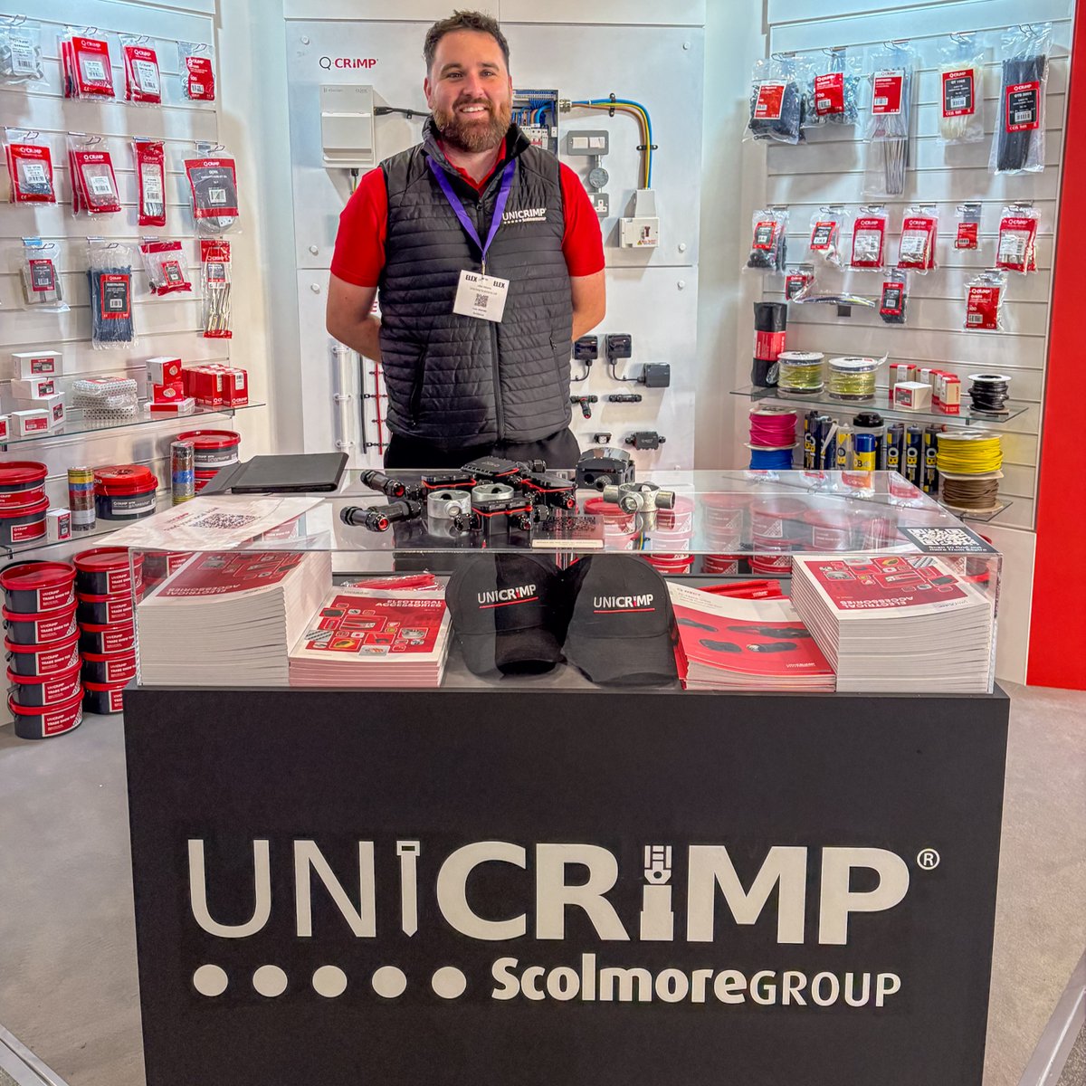 Unicrimp's tweet image. Elex Sandown 2025! 

🎁 Spin the Wheel, Scolmore mini fridge, 50 Greggs vouchers, and bonus giveaways!
🔧LIVE product demos,

We'll be back at Elex Bolton from the 5-6th March!

#Networking #ElexSandown

#Networking #ElexSandown
