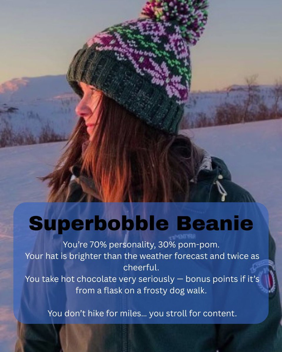 outdooraction_'s tweet image. ❄️ That beanie says: I like long walks… to the nearest coffee shop. ☕😂

#OutdoorAction #HatGame #WinterHumor #AdventureReady #OutdoorVibes #WinterStyle #HatGame #StayWarm #OutdoorGear #AdventureReady #ExploreMore #WinterVibes